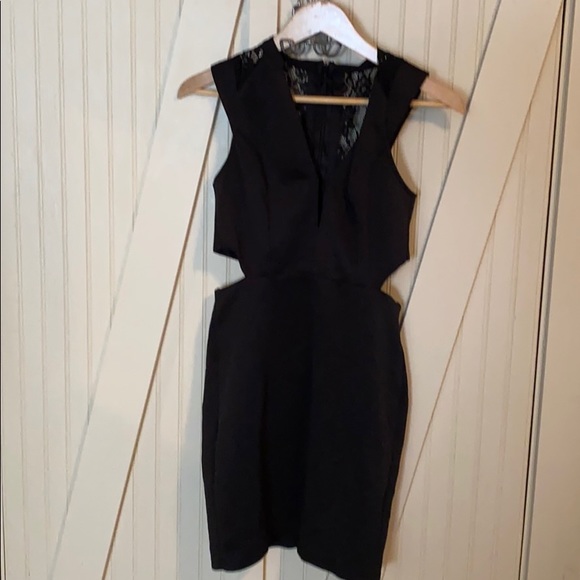 Jealous Tomato Black Cutout Dress - Picture 1 of 4